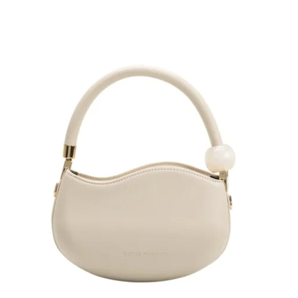 NEW MELIE BIANCO JENNIE SHOULDER BAG CROSSBODY PURSE BEIGE CREAM